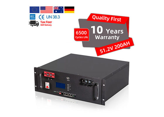 Smart BMS Lithium Battery Storage System All In One Off Grid / Hybrid Grid Energy Wall Rack.