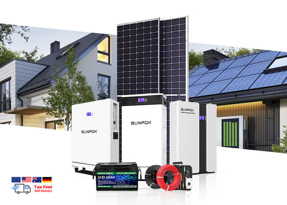 Off Grid Solar Energy System 10KW 5KW 15KW 30KW 20KW 10KW Solar Panel System With Batteries For Home