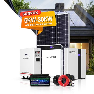10Kw 12Kw 15Kw Hybrid Solar Energy System Home 25kw Complete Solar Energy System
