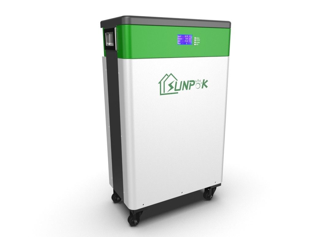 Herladen 300ah het Systeem 12.8Kwh van Ion Battery Pack For Solar van het 48 Voltlithium