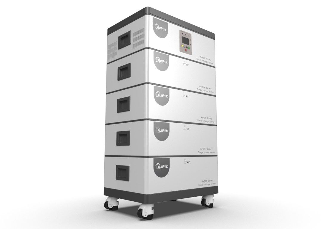 Gestapelde energie Zonne-energieopslag LiFeP04 Batterij Slimme hoogspanning voor EU-magazijn