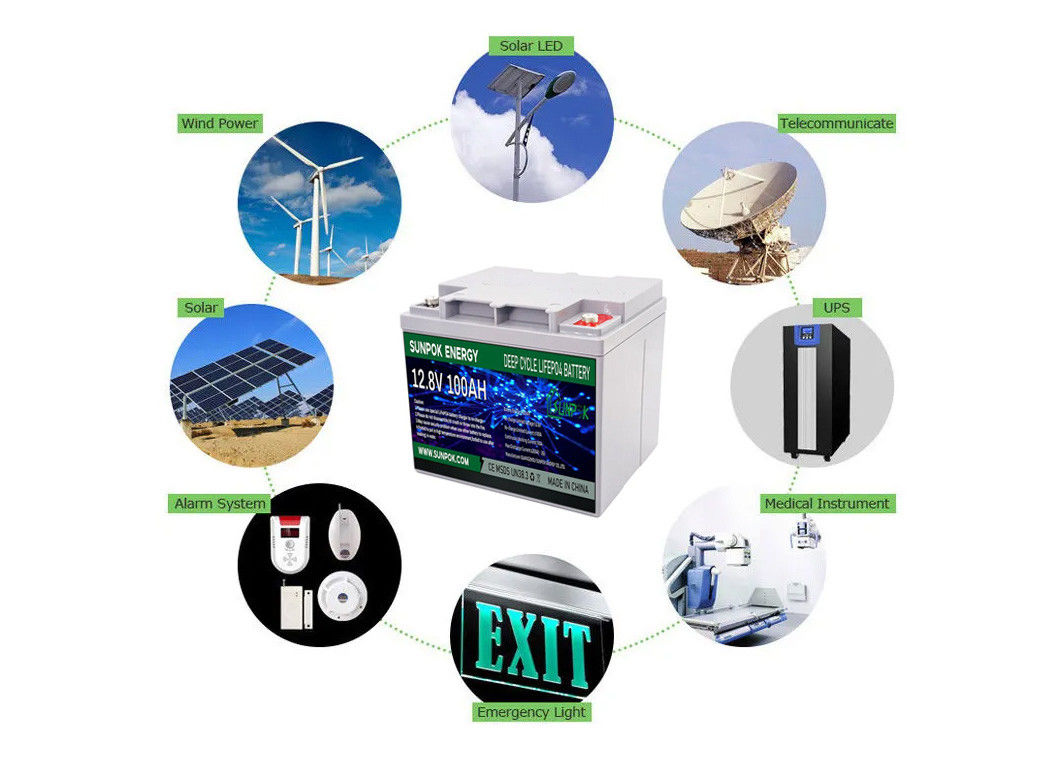 Van de de Cyclusbatterij 12v 24v 50ah 100ah 150ah 200ah LiFePO4 van AGM Diepe Diepe de Cyclusbatterij