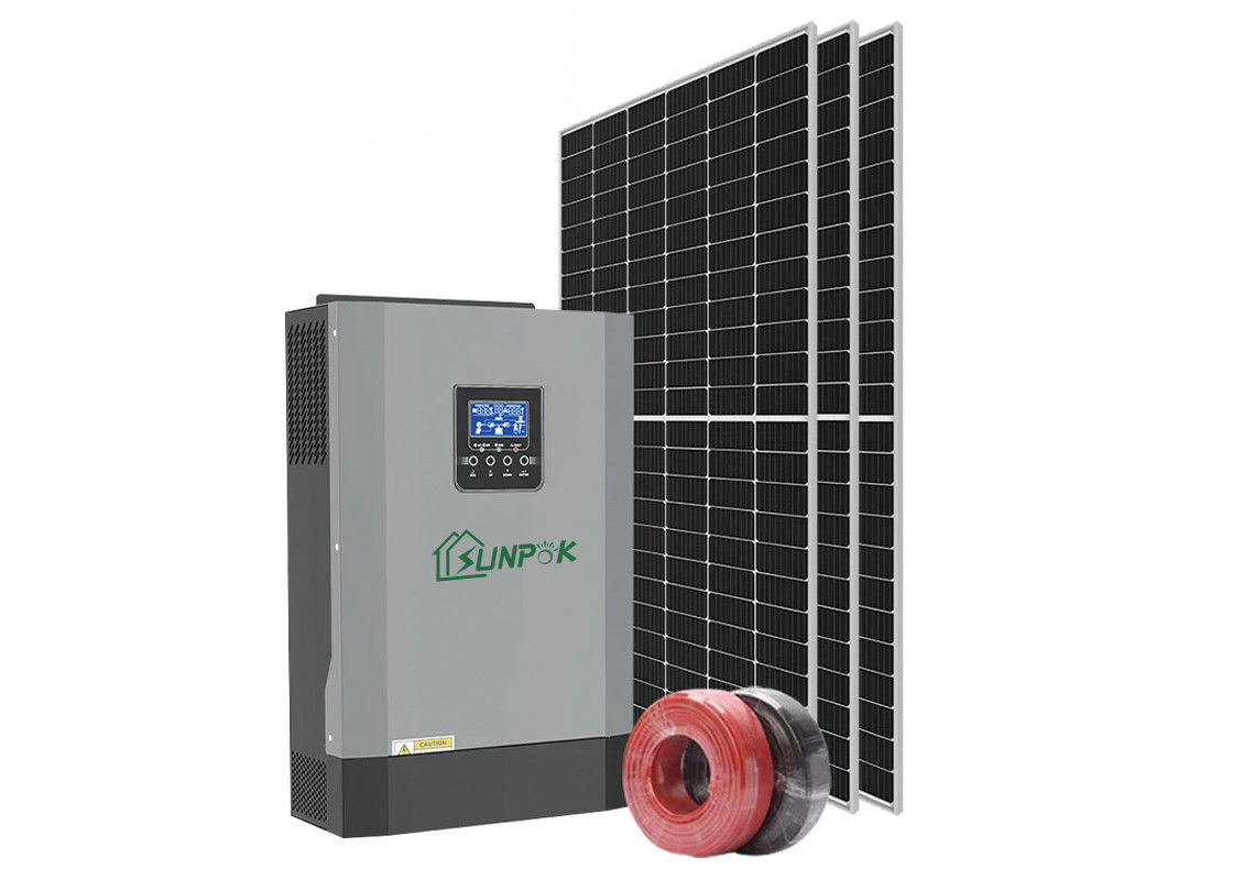 LCD Golf van de Vertonings de Zuivere Sinus van Netomschakelaar 48v 6kva 6000es met Overdrachtschakelaar