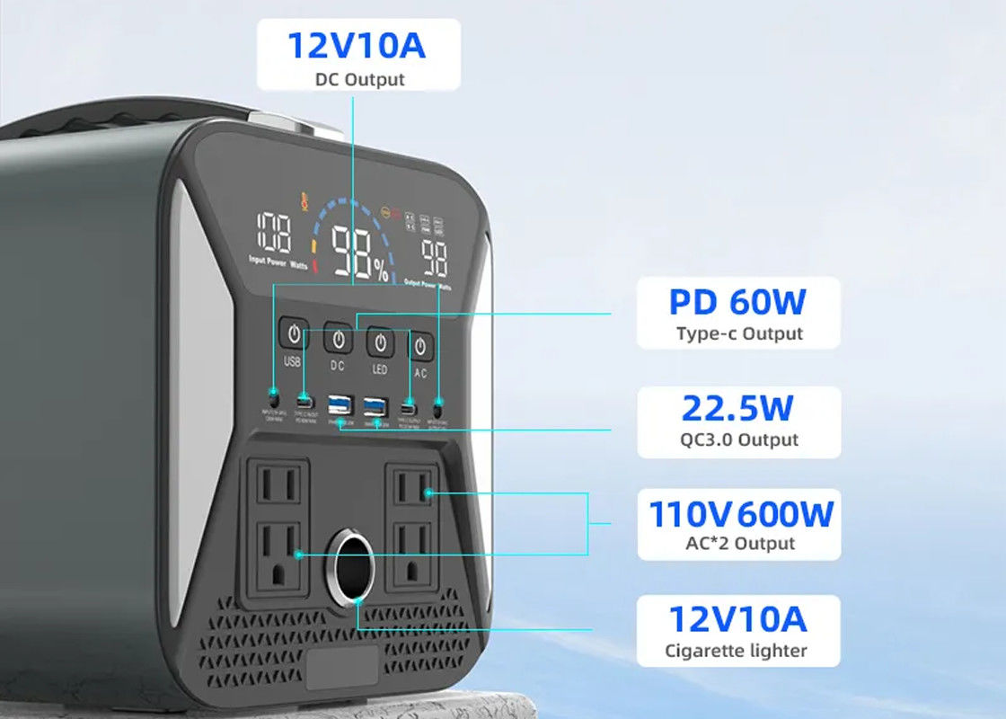 1000w mobiele Krachtcentrale het Kamperen de Opslag Openluchtvoeding van de Bank Draagbare Energie