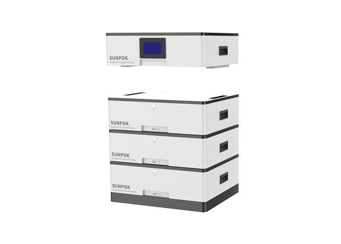 Stapelde de het Lithium ionenbatterij 100ah 200ah van UN38.3 48v het Systeem van de de Energieopslag van de Hoogspanningsbatterij
