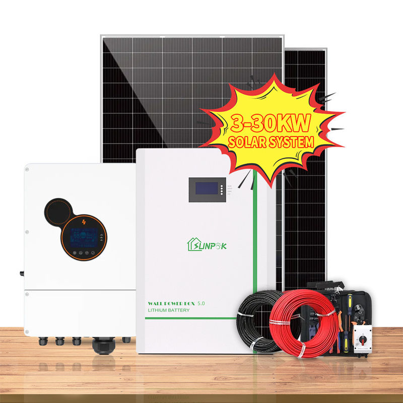 12V hybride ZonnedieMachtsomschakelaar 2kw 3kw 4kw 5kw 8kw van Netband wordt gecombineerd met