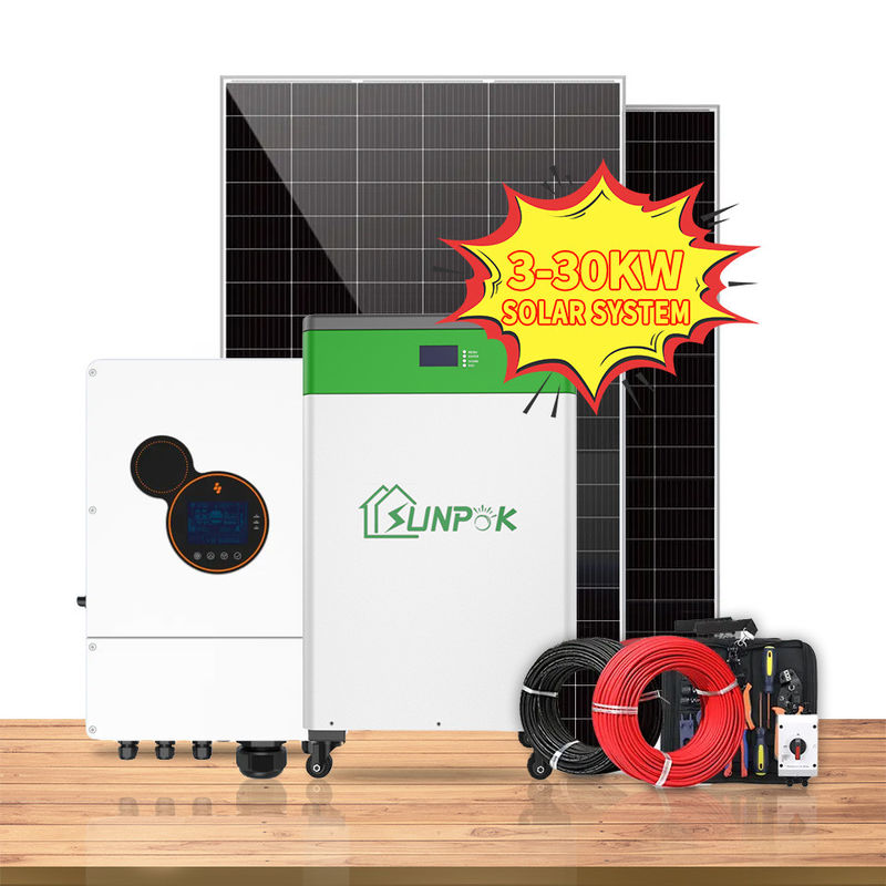 De Uitrustings5kw 6kw 8kw 10kw Hybride Omschakelaar van het huis Hybride Zonnestelsel van Net Volledig Zonnestelsel
