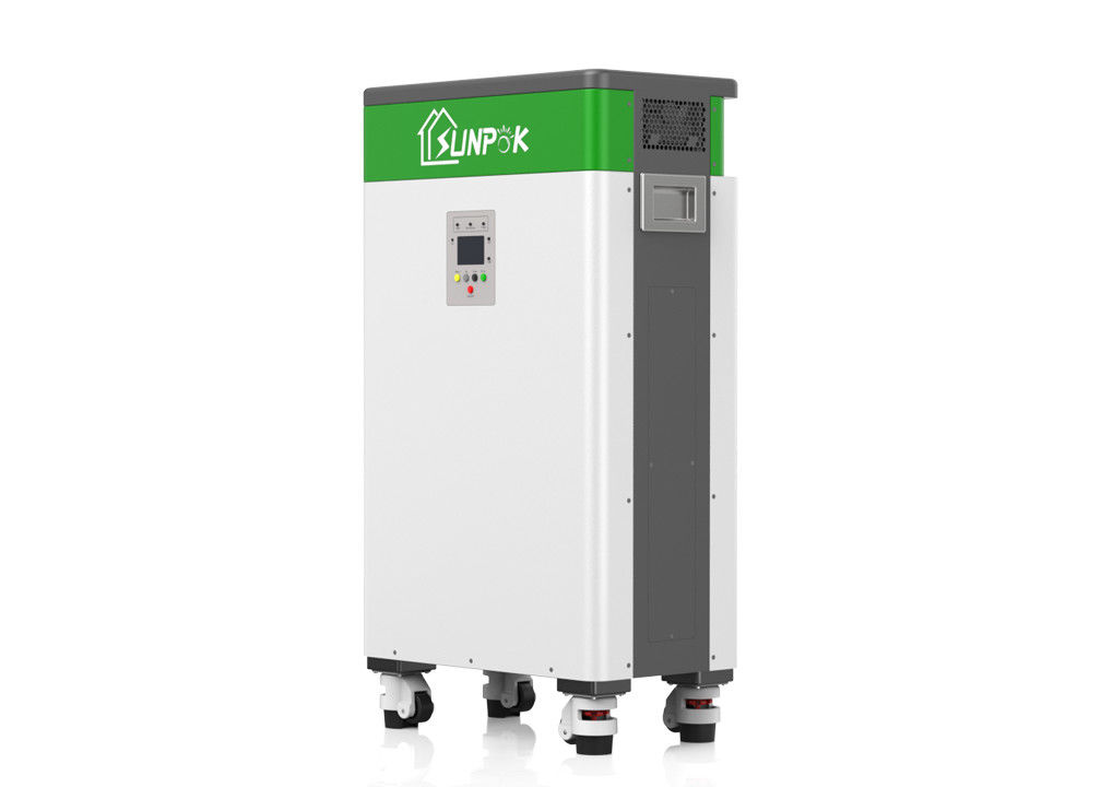 LCD toont allen in Één van het de Batterijsysteem 5kW 10.24kWh LiFePO4 van ESS Zonne van de de Machts Zonnebatterij de Opslagsysteem