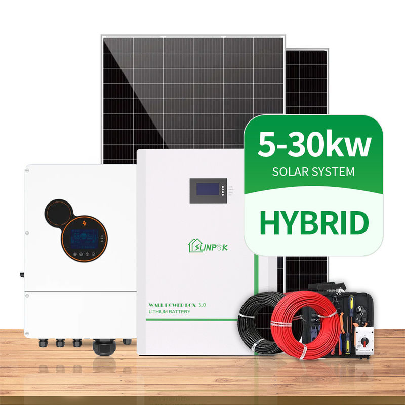Op Net/van Net Hybride Omschakelaar 3kw 5kw 6kw 8kw 10kw 24 Volt van Netzonnestelsel