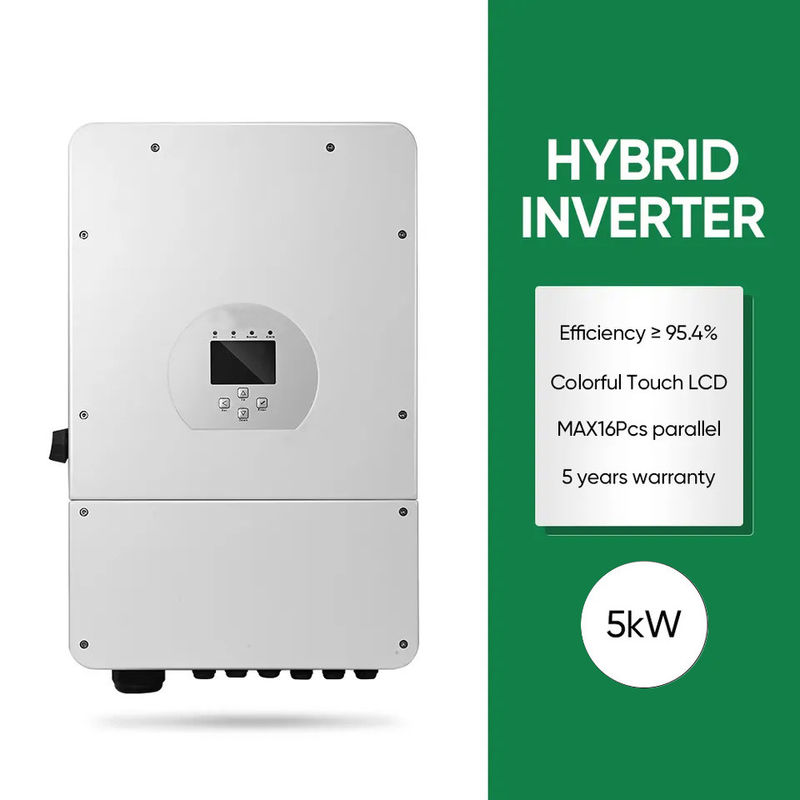 Van Systeem 5Kw 8Kw 10Kw 12Kw van de Net het Hybride Zonnewindenergie van het Elektrische Systeem van het Nethuis