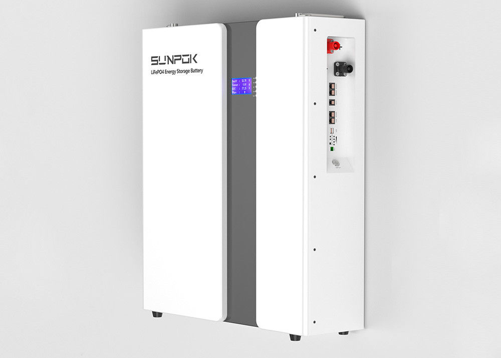 White Home Power Storage Systems 48V 100Ah 200Ah 5kwh 10kwh 20kwh Li-ion batterijbank