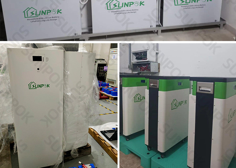 Odm 48V 51.2V Lithium Ion Battery voor zonne-energieopslag 12 jaar garantie