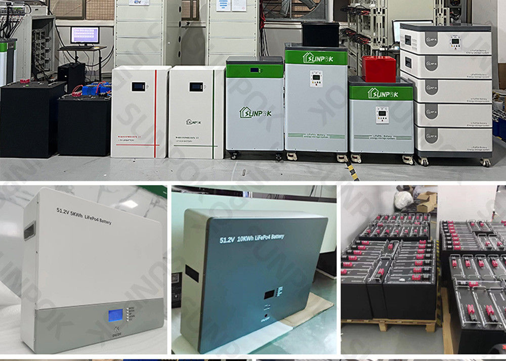 Muur gemonteerde energieopslag Lithiumbatterij voor thuis Zonne 3000kw 5000kw Lithium Ion opslag systeem