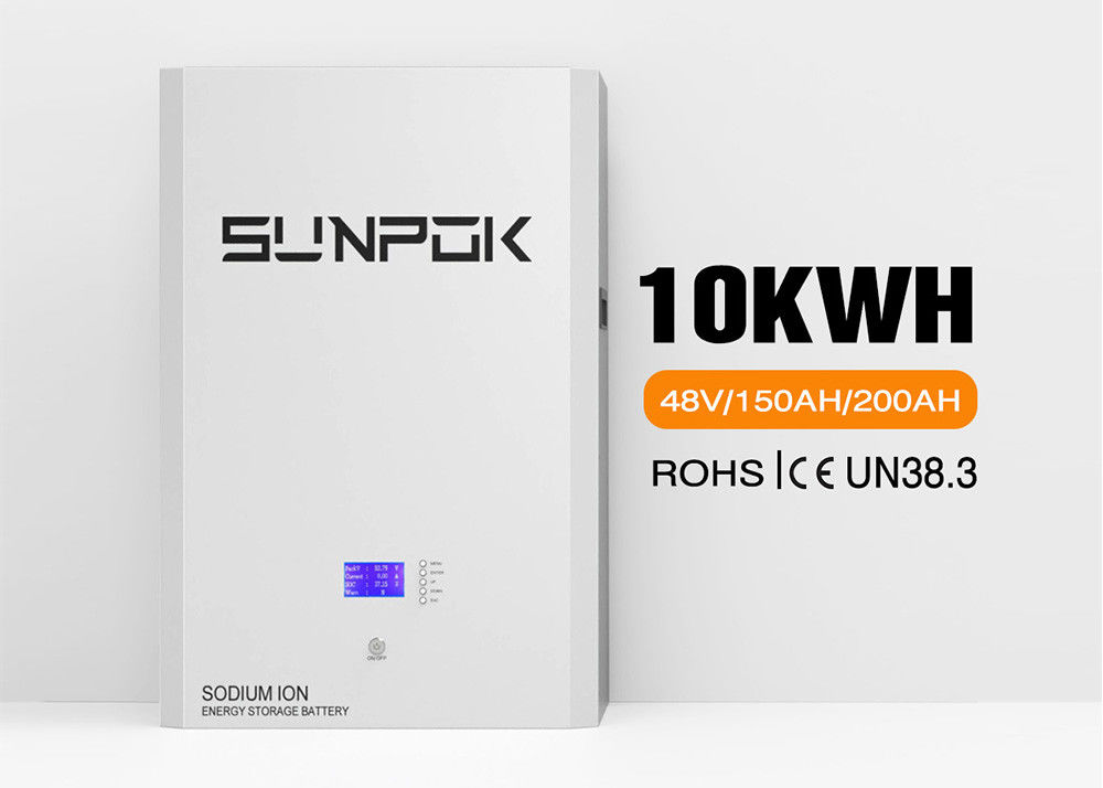 48-volt natriumionbatterij Powerwall energieopslagbatterij binnen -20°C tot 60°C