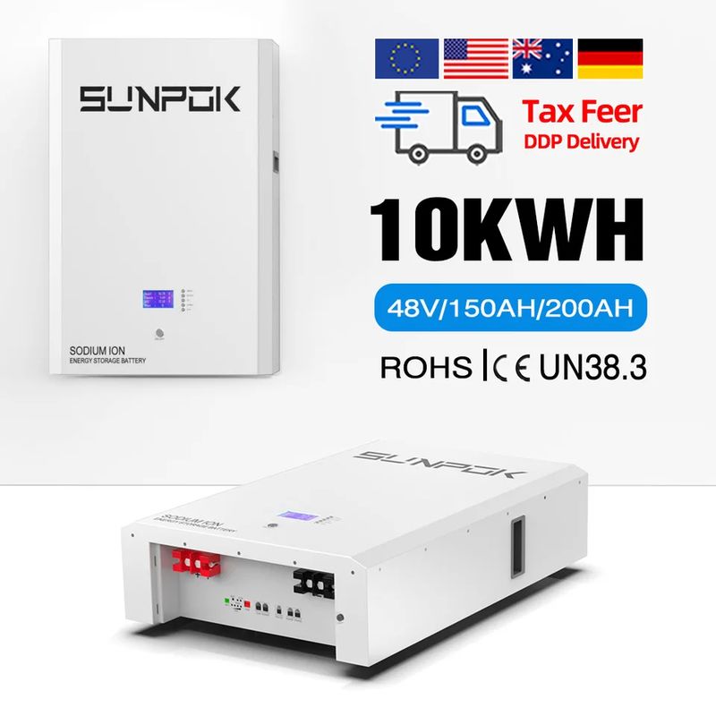 Model SP-48100-BG-NA Natrium-ionbatterij met een hoge capaciteit - in BMS