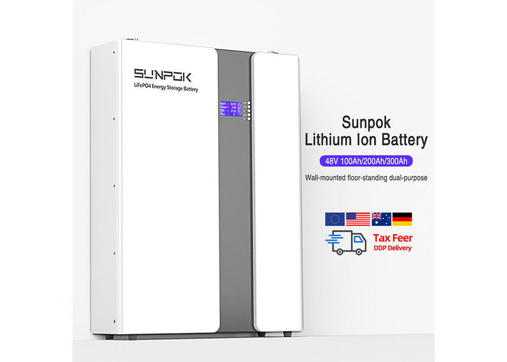 Hoogwaardige lithium-ionbatterij met 20 jaar levensduur en max.oplaadspanning 58.4Vdc