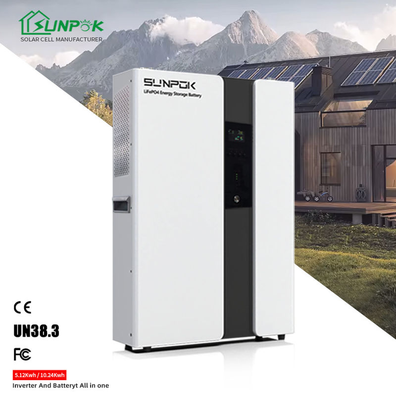 Op maat gemaakte 5KWH 10KWH 20KWH All in one ESS thuis energieopslag batterij systeem
