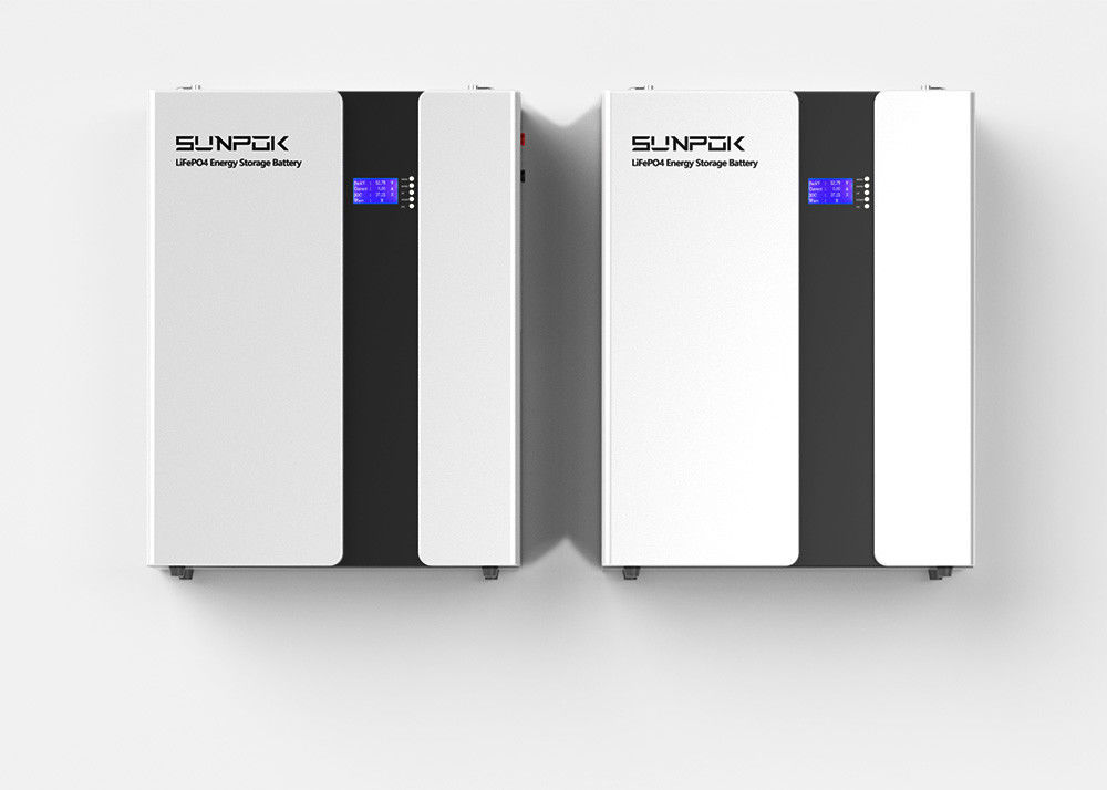 Makkelijk te installeren Lifepo4 Battery Wand gemonteerd 48v 200ah Met Can Rs485 Port 9.6kwh 10.2kwh 15kwh