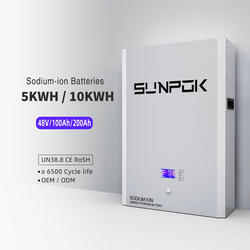 Nieuw Duitse zonne-energieopslagsysteem met natrium-ionbatterij Na-ion BMS 48V Natrium-ionbatterij