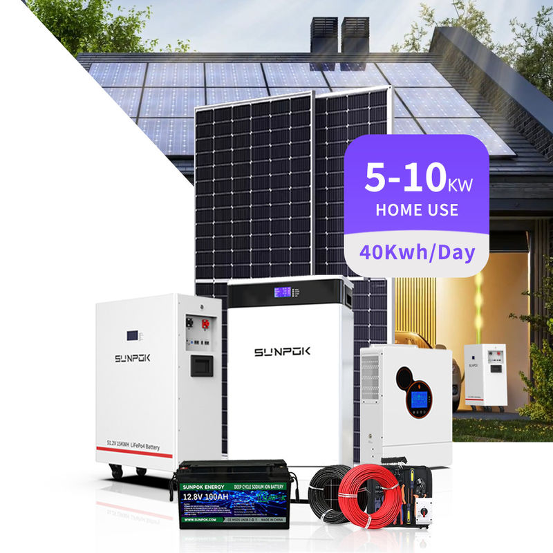 Lithium LifePO4 batterij 48v 200ah 5Kwh 10Kwh Power Wall met BMS voor off-grid / hybride zonnestelsel