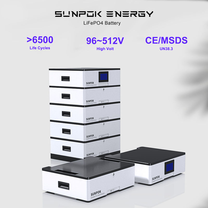 Stapelbaar modulair 51.2v 200ah Home zonne-energiesysteem 10kwh 20kwh 30kwh energieopslagbatterij