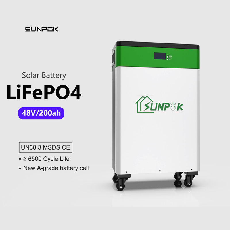 Diepe cyclus LiFePO4 Solar Lithium-ion batterij 10kwh 48v 200ah Solar Energy System voor thuis