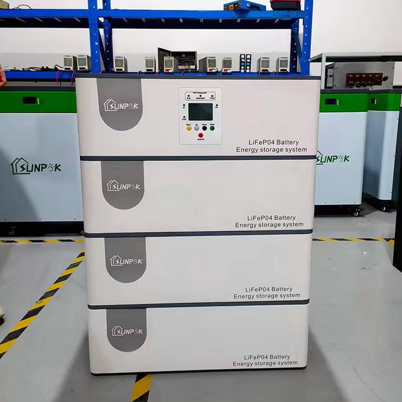 Hoogspannings gelijkstroom lithium-ionbatterij 51.2v 400AH 20KWH geïntegreerde huishoudelijke energieopslagbatterij