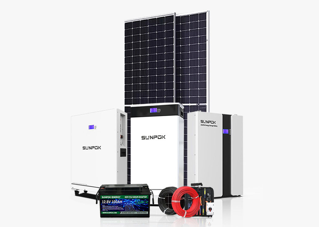 10kw Offgrid zonne-energiesysteem thuis 5kw 20kw 30kw zonne-energiesysteem
