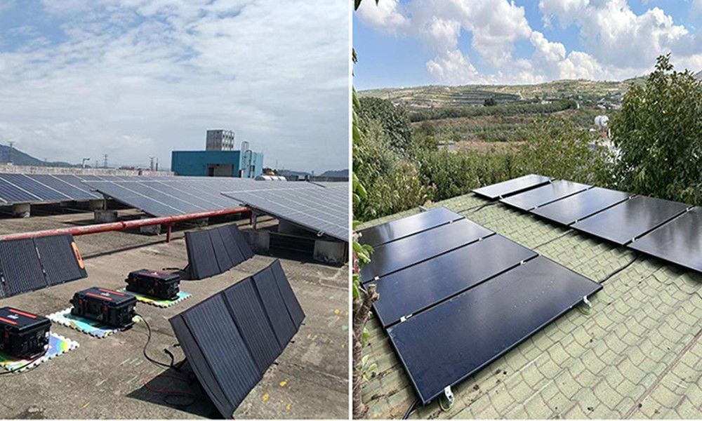 Zonne-energiesysteem uitgeschakeld met 48v lithiumbatterij 3kw 8kw 10kw Zonne-energiesysteem Kit