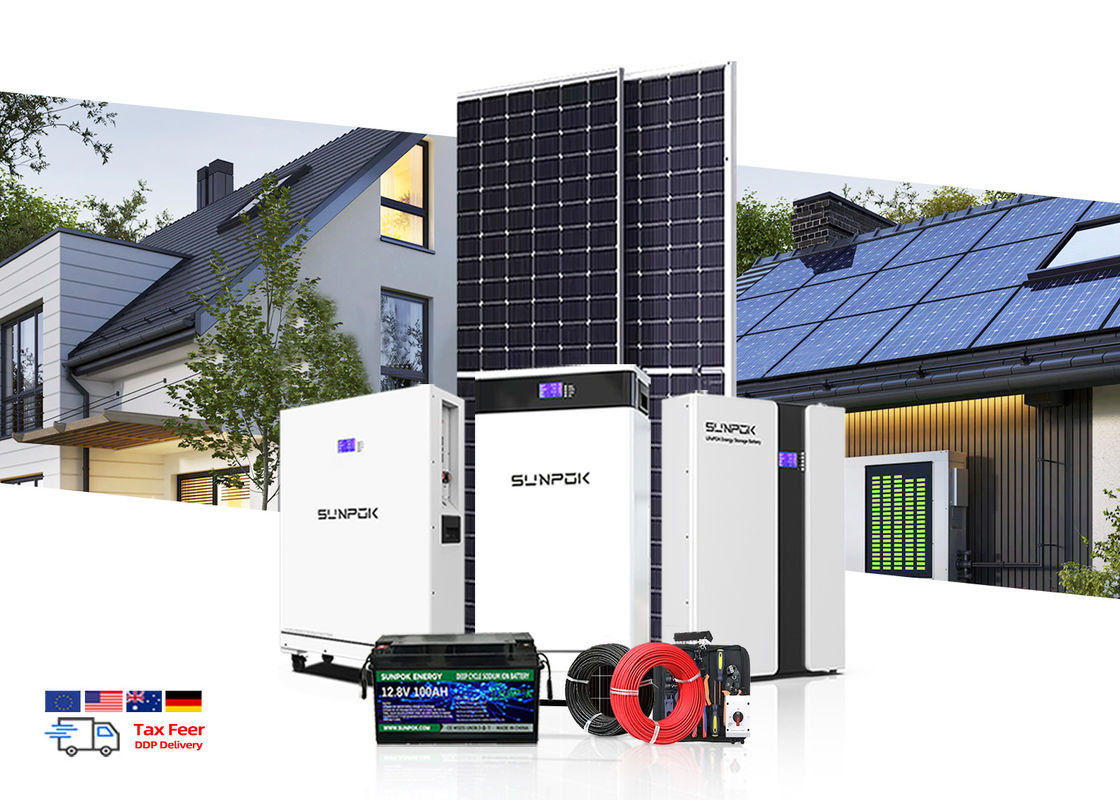 Compleet zonne-energiesysteem 5kv 15kw Industrie Offgrid zonne-energieopslag