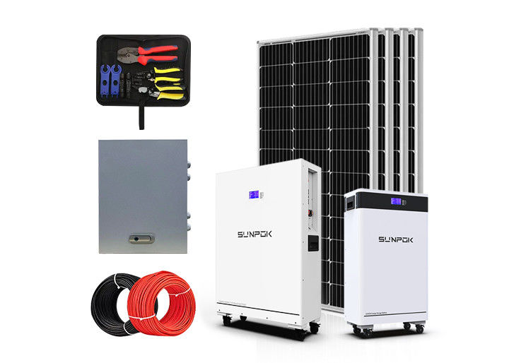 Zonne-energiesysteem voor commerciële 3kw 3000w 6kw 8kw 10kw On-grid Hybride systeem Off-grid zonne-energiesysteem