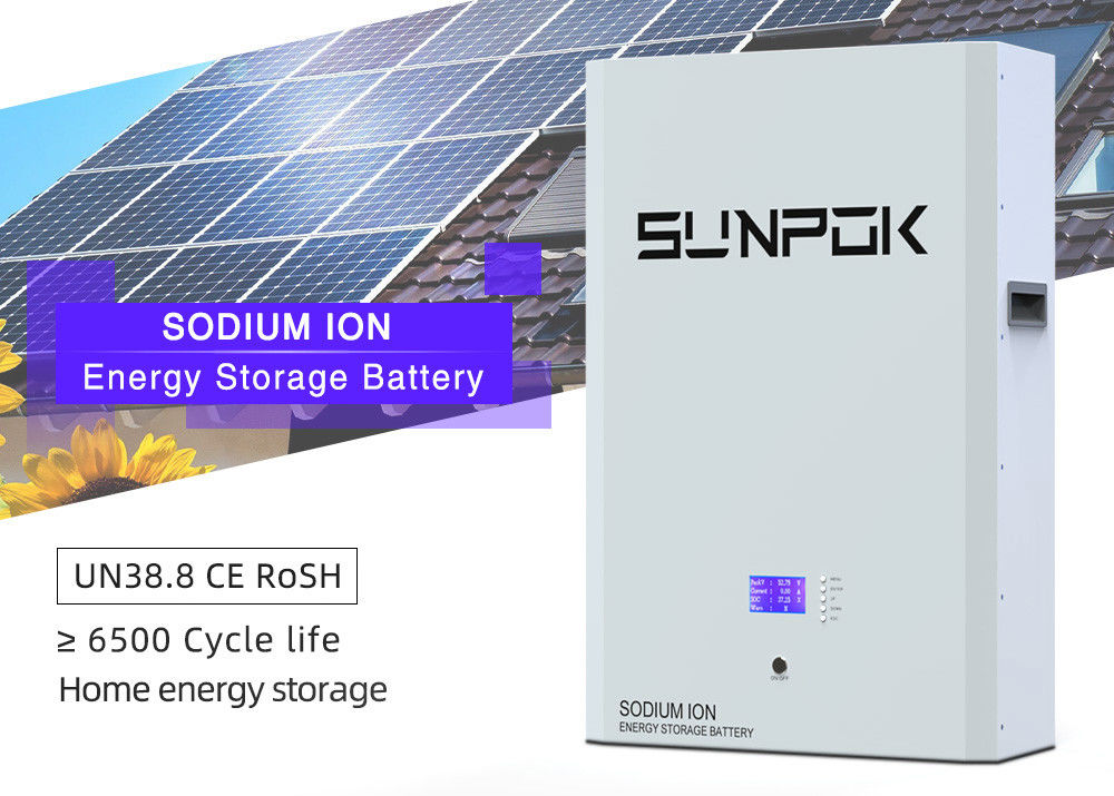 20kwh Batterij Natrium 51.2v 1 48V 200ah 5kw 10kw 15kwh Natriumionbatterij Power Wall Mounted Solar Lithium-ion Battery