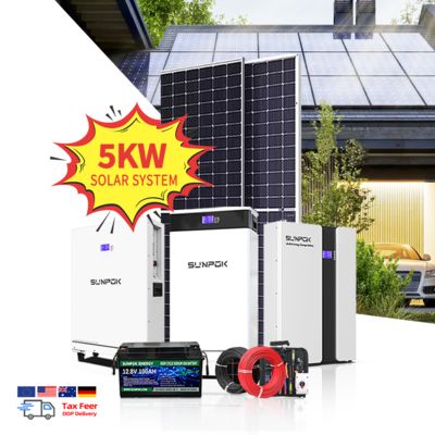Full Solar Power System Home Kit 15kw 20kw Solar Battery House System Hybrid Solar System for Energy Storage