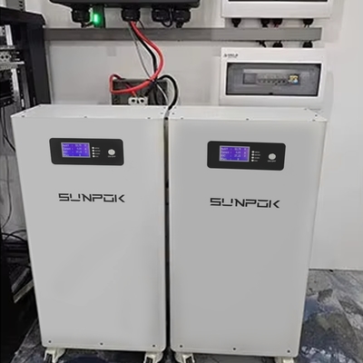 15KWh 48V Lifepo4 Batterij Zonne-energieopslag voor thuis 51.2V 300Ah Verplaatsbare Lithiumbatterij 6000 cycli
