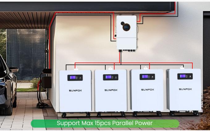 Residentiële 25,6V 300Ah 7kwh 5Kw energieopslagbatterij Lithiumbatterij Power Wall 300Ah Lifepo4 batterij 2