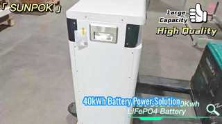 51,2 V 800 Ah 40 kWh LifePo4-batterij